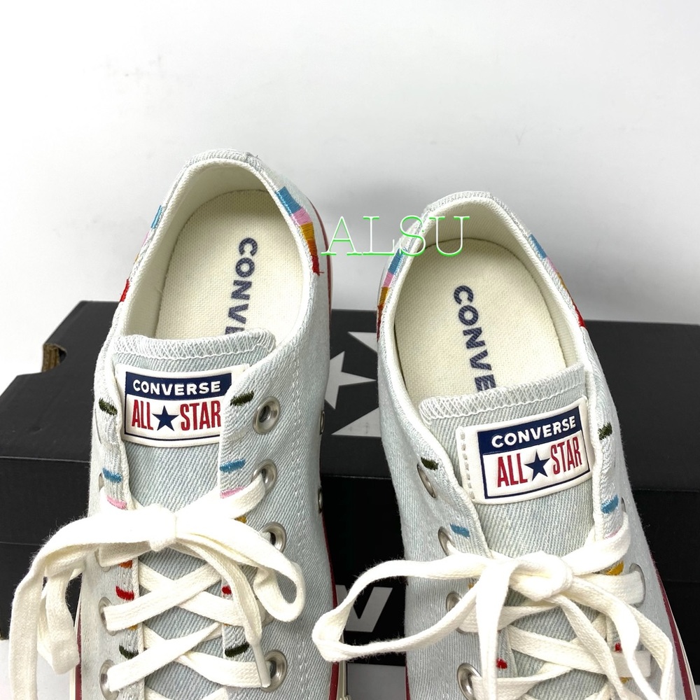 Converse Ctas Canvas Low Top Blue Tint Multi Women - Picture 5 of 11